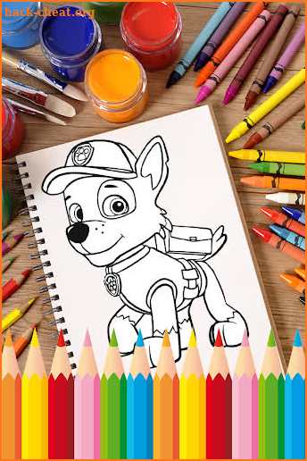 Paw Coloring Book Patrole screenshot