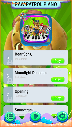 PAW PATROL MAGIC PIANO screenshot