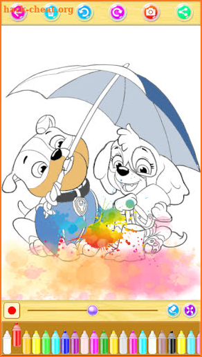 Paw rescue for puppy patrol Coloring Book screenshot