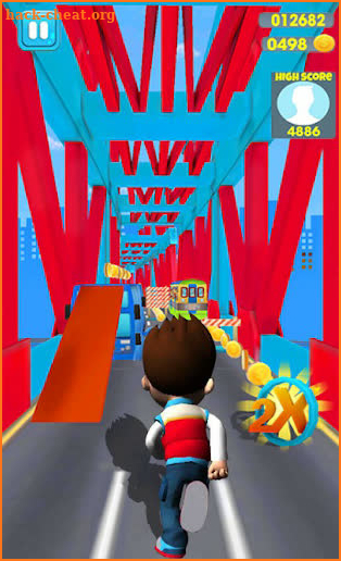 Paw Superhero Patrol Runner Subway Bus Adventure screenshot