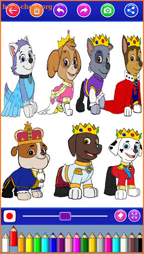 paws puppy pa coloring trol screenshot