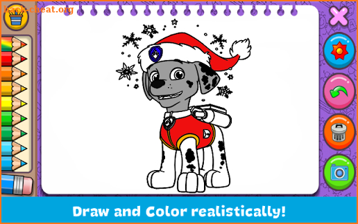 Paww Coloring Game - Puppy screenshot