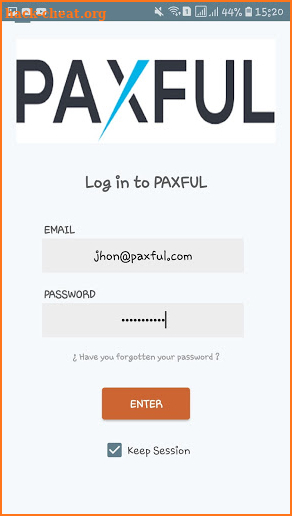 PAXFUL Help screenshot