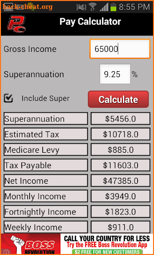 Pay Calculator screenshot