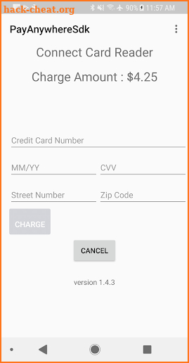 PayAnywhere SDK screenshot