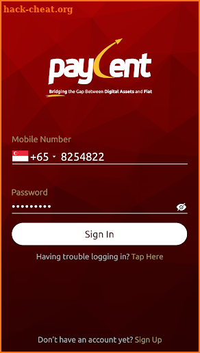 Paycent screenshot