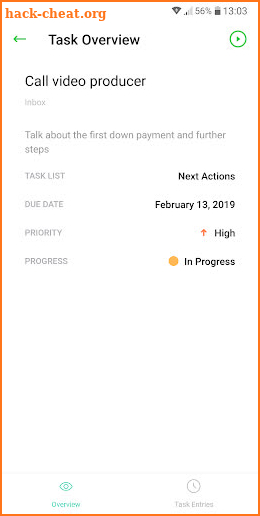 Paymo To-Do List & Time Tracker screenshot