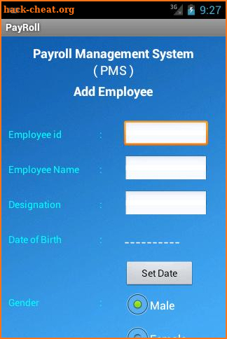 PayRoll screenshot