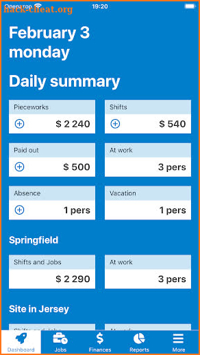 Payroll Tracker screenshot