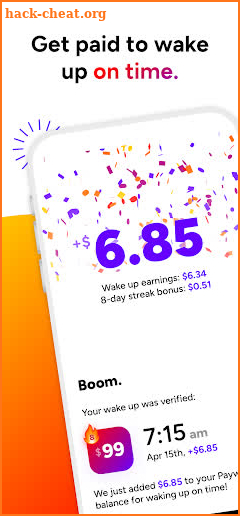 Paywake screenshot