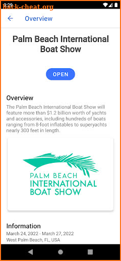 PB Boat Show screenshot