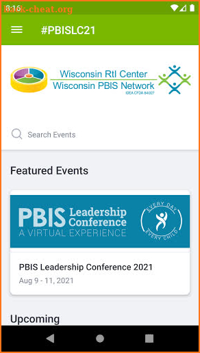 PBIS Leadership Conference screenshot