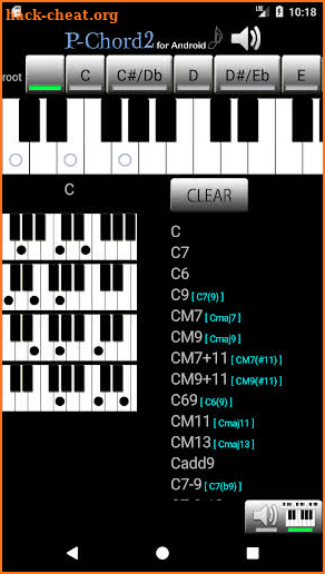 PChord2  (Piano Chord Finder) screenshot