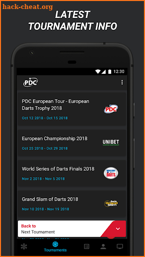 PDC screenshot