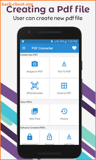 PDF creator: Documents & Image to pdf converter screenshot