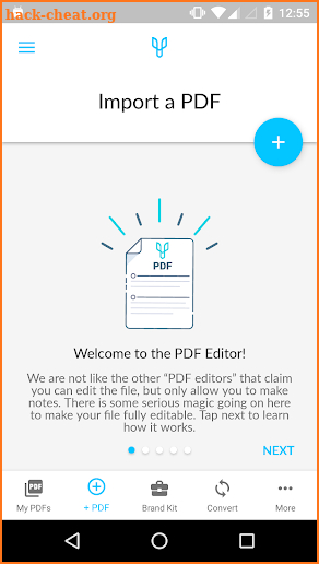 PDF Editor screenshot