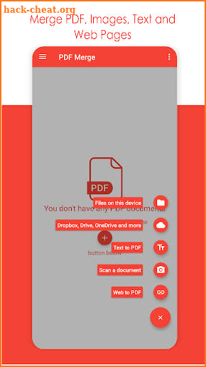 PDF Merge: Create & Combine Text, Image & Web page screenshot