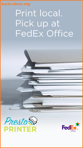 PDF Printing at FedEx Office screenshot