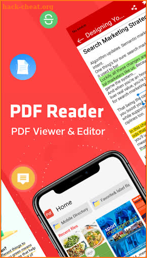 PDF Reader, PDF Viewer, PDF Editor- file document screenshot