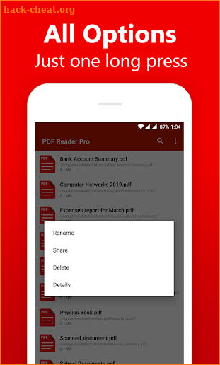 PDF Reader Pro - Ad Free PDF Viewer For Books 2019 screenshot