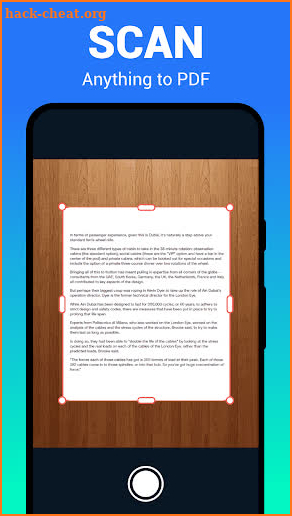 PDF Scanner - Scan to PDF, Document Scanner screenshot