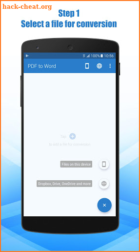 PDF to Word Converter screenshot