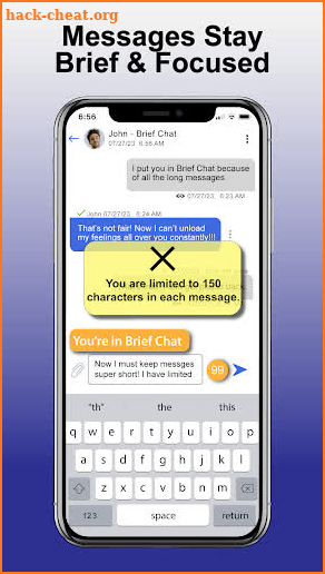 Peaceful CoParenting Messenger screenshot