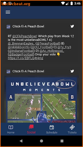 Peach Bowl, Inc. screenshot