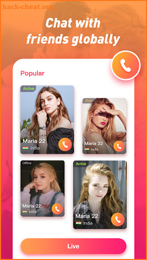 Peach-Real Live Video Chat screenshot