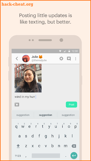 Peach — share vividly screenshot