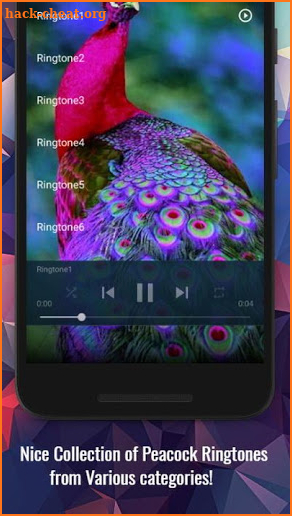 Peacock Ringtones screenshot