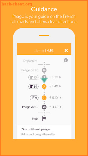 Péago - Save money on tolls screenshot