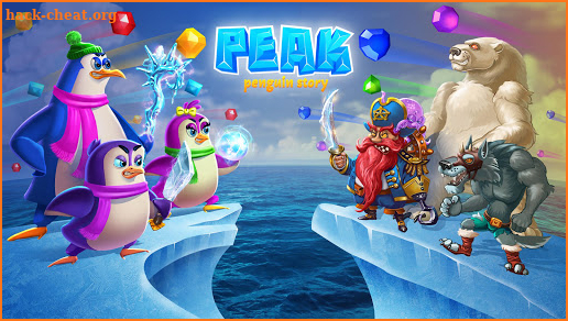 Peak - Penguin Story Match3 Games screenshot