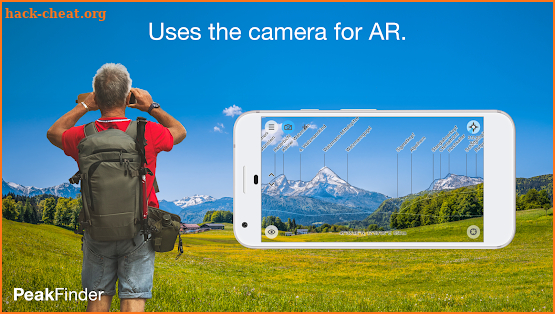 PeakFinder AR screenshot