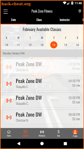 PeakZoneFitness screenshot