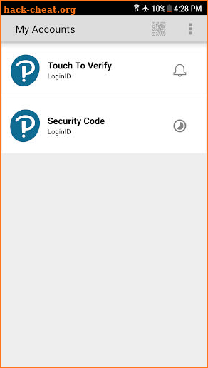 Pearson Employee Authenticator screenshot