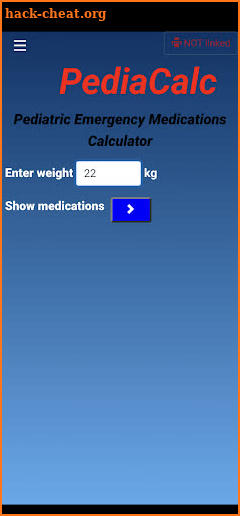 PediaCalc screenshot