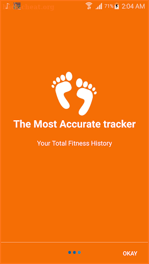 Pedometer screenshot