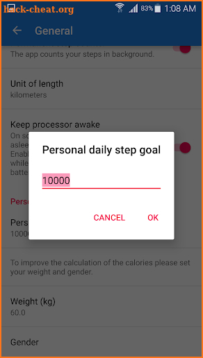 Pedometer For Walking screenshot