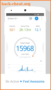 Pedometer, Step Counter & Weight Loss Tracker App screenshot