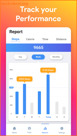 Pedometer Step Counter App screenshot