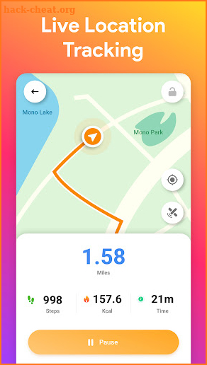 Pedometer Step Counter App screenshot