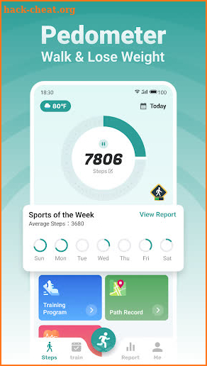 Pedometer - Walk & Lose Weight screenshot