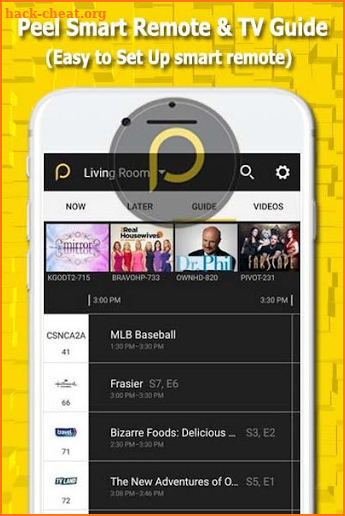 Peel Smart Remote - TV Guide 2019 screenshot