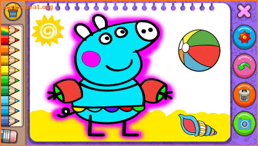 Peepa Pig: Coloring Book for piggy screenshot