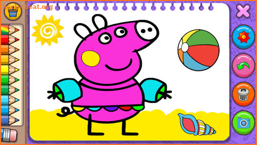 Peeppa Pig: Coloring Book screenshot