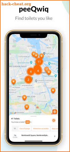 peeQwiq | TOILET FINDER screenshot