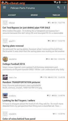 Pelican Parts Forums screenshot