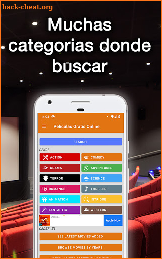 Películas Gratis en tu teléfono screenshot