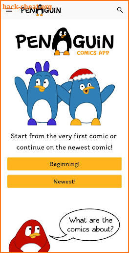 Pen & Guin Comics screenshot